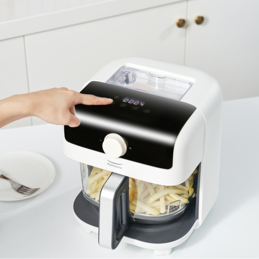 풀무원 글라스쿡 4.5L 스팀 에어프라이어 AB04D10VG