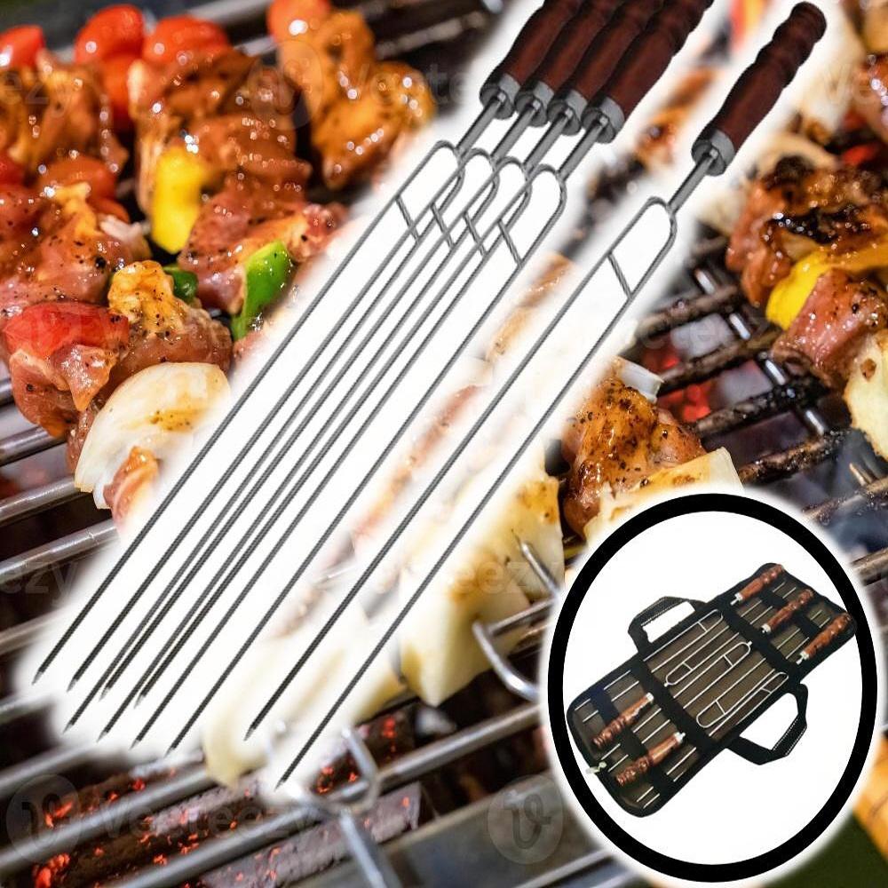 바베큐꼬치세트 캠핑장꼬치 숯불 고기꼬챙이 글램핑꼬치