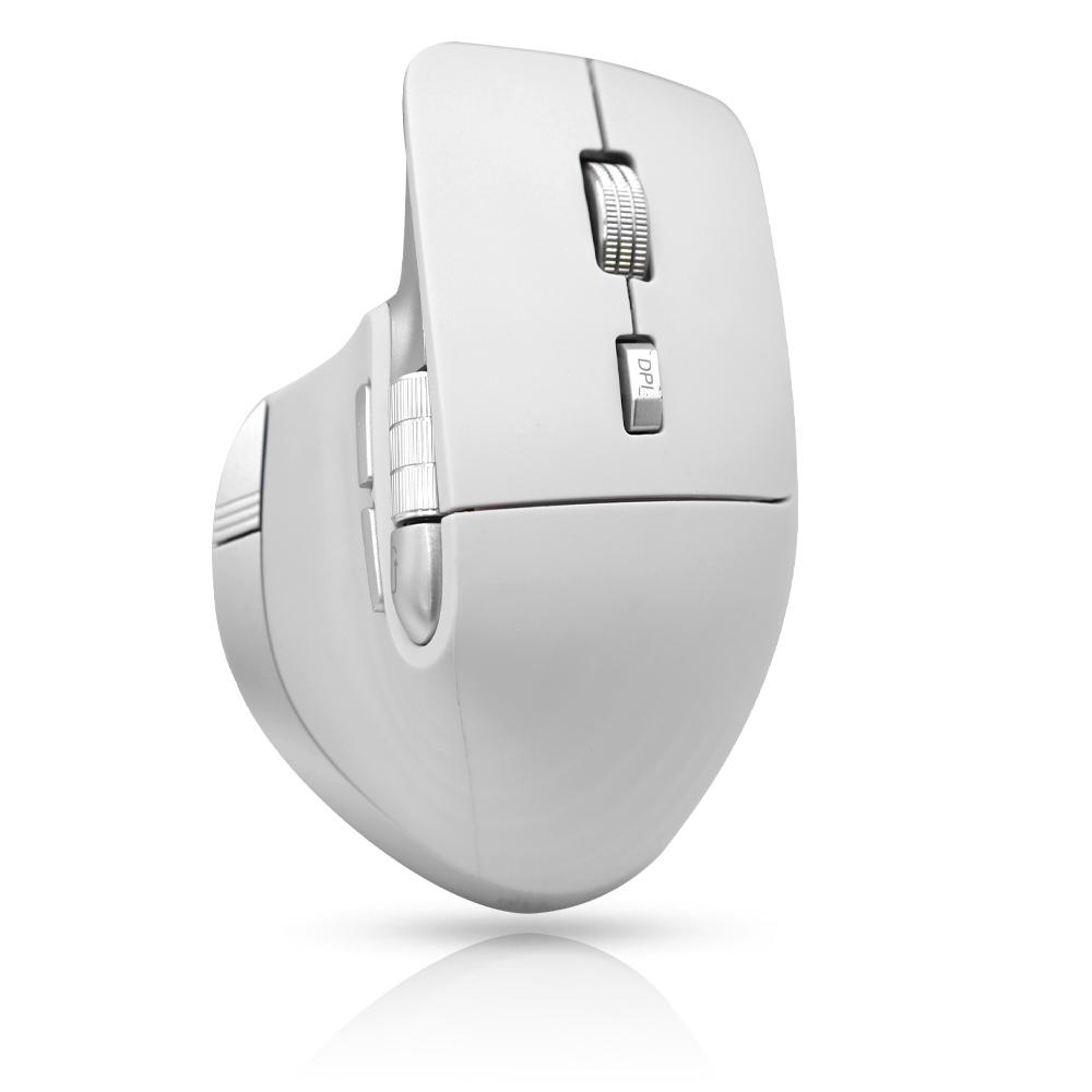 지클릭커 휠마스터2 무한 스크롤 무선 블루투스 마우스 OP02 쿨그레이(화이트)