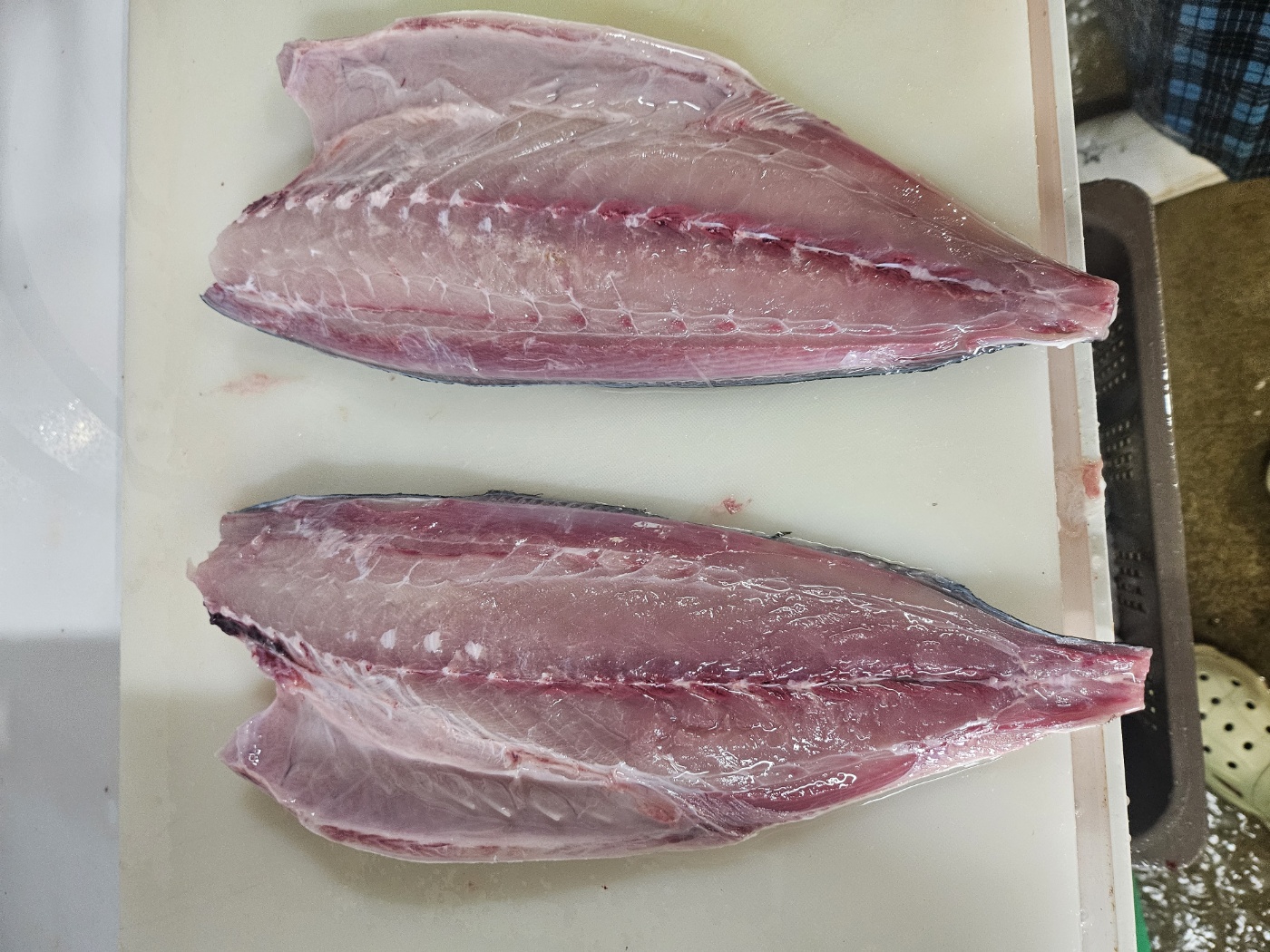 통영 자연산 방어회 300g 손질 필렛스킨포장쌈채소삼둥이초장 - 상세 이미지 4