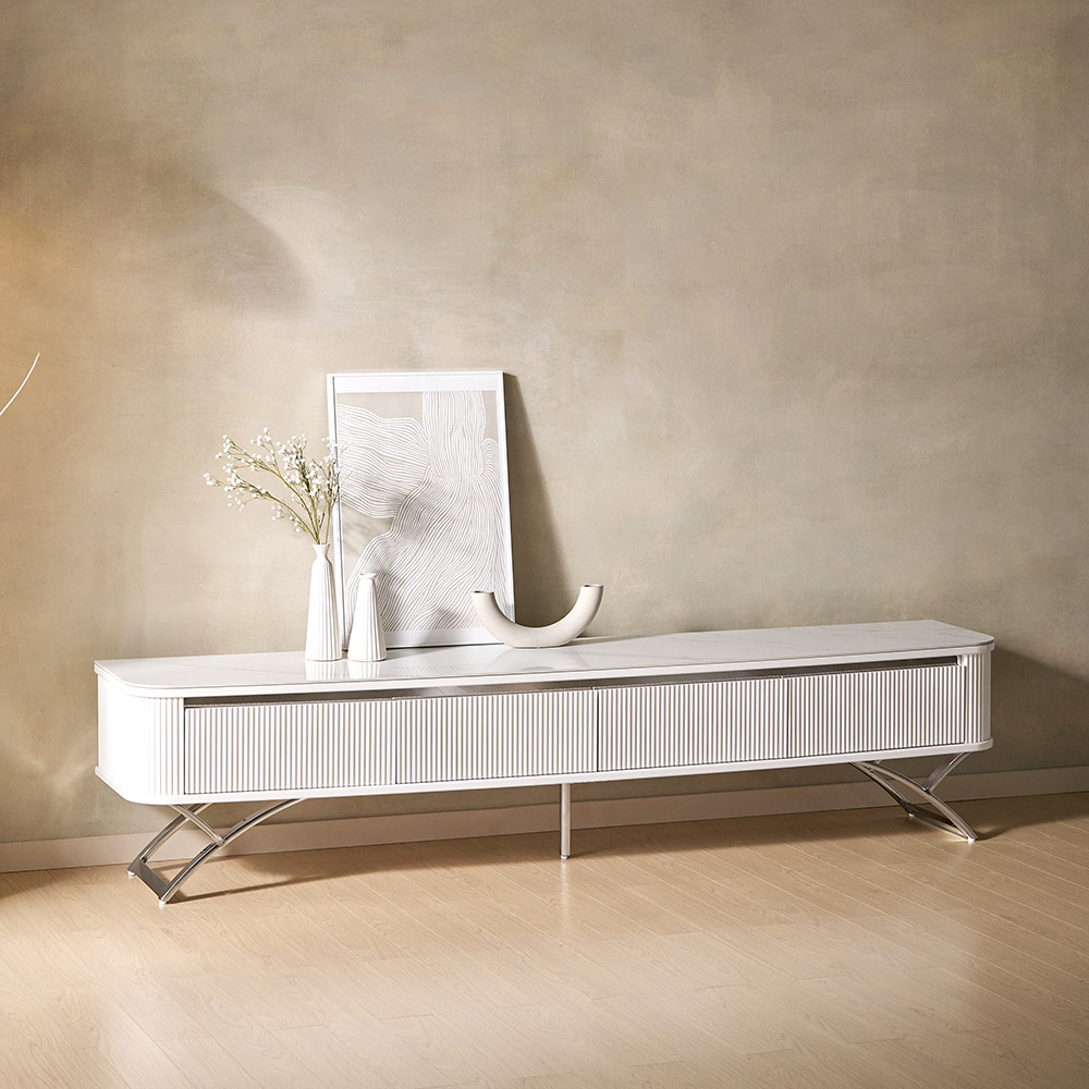 쏠앤까사 디올 템바보드 세라믹 티비다이 TV거실장 2000