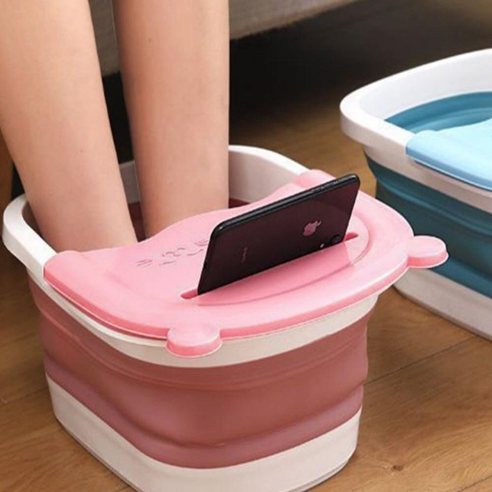 접이식 온수족욕기 전자파없는족욕기 족욕욕조 폴딩