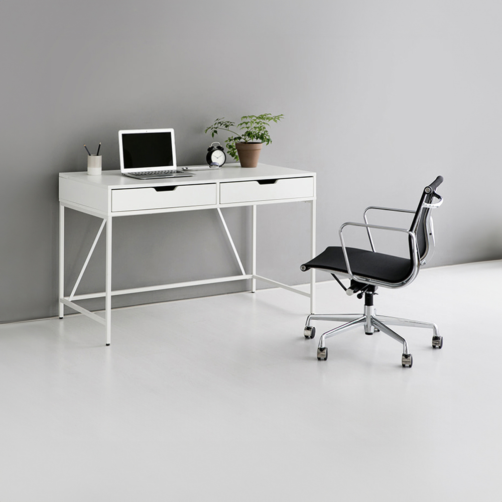 OLAF 책상 서랍2칸 KS1012TB 1200x600mm, 화이트