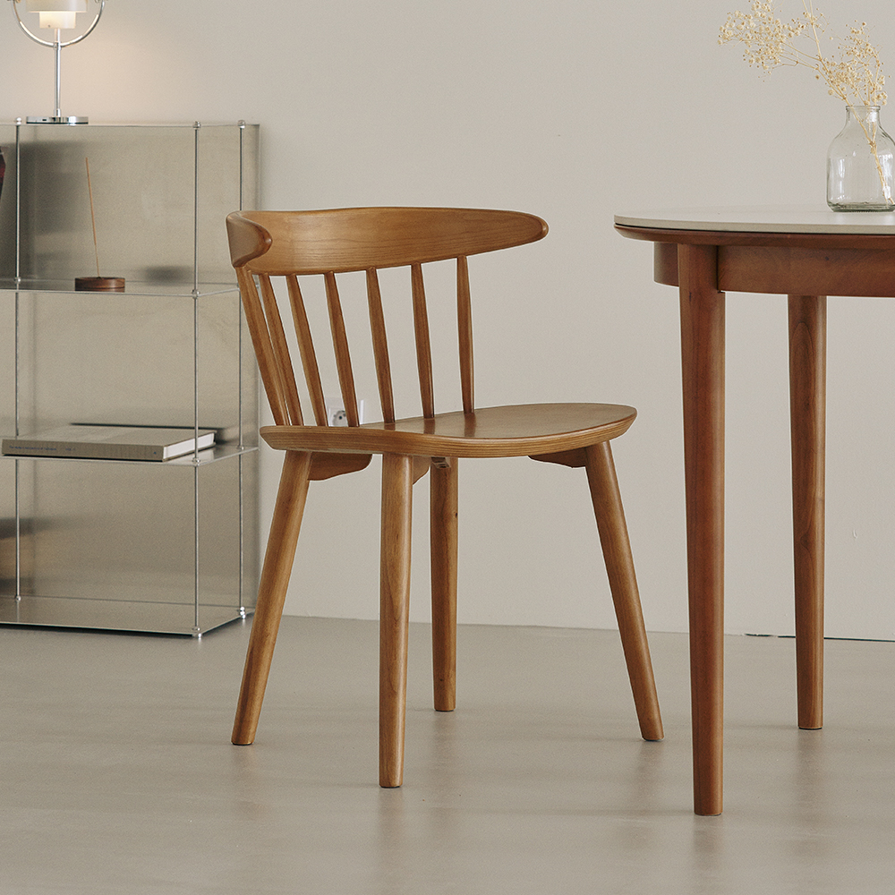 올쏘 진저 원목 의자 카페 식탁 인테리어 디자인 의자 1+1