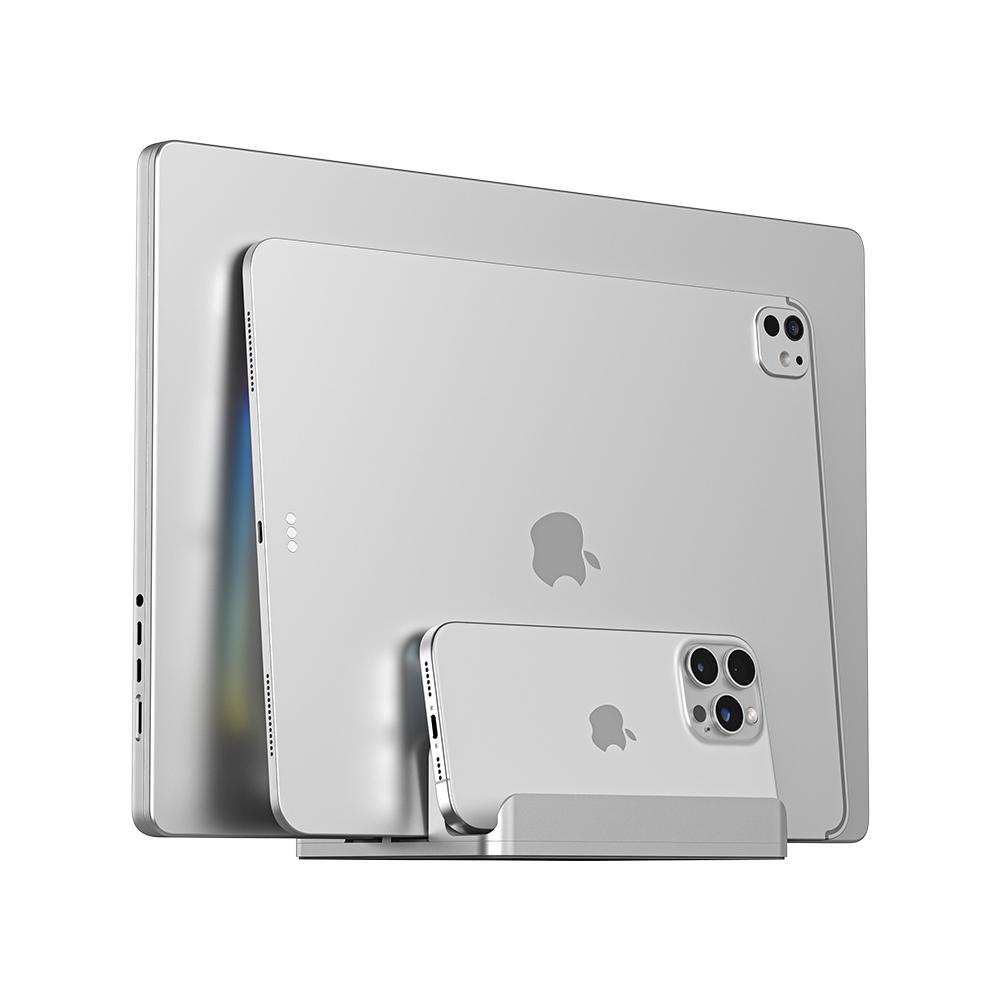 니케 맥북 노트북 거치대 수직 스탠드 클램쉘 맥미니 꽂이 세로 알루미늄 1슬롯 상세 이미지 7