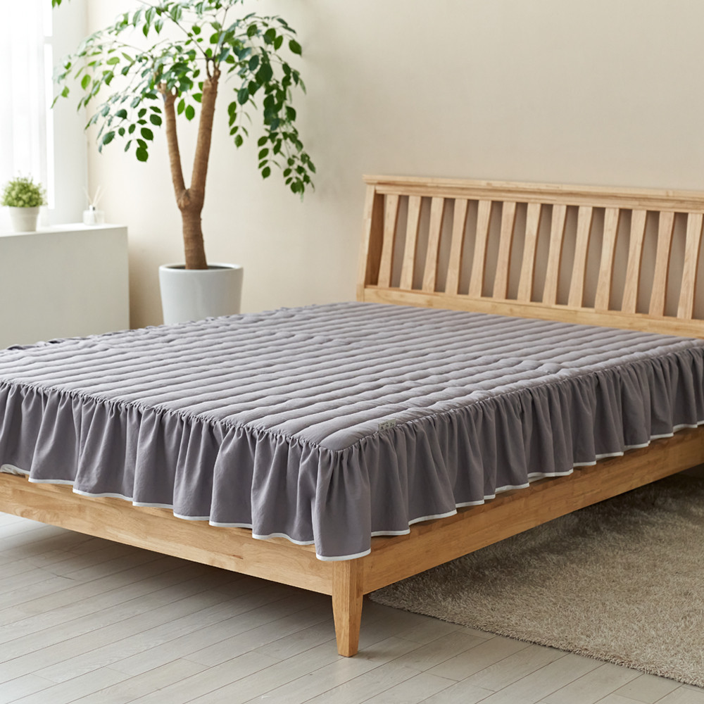 류금숙 라인 실키케어 항균프릴 숏매트커버 SS/Q/K/SK 국내생산