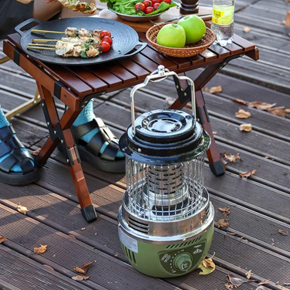 캠핑가스난로 휴대용히터 야외용미니 현장용 원통형난로