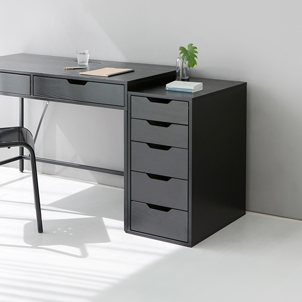 OLAF 서랍장 5단 KS1009STB 블랙 8714.9742