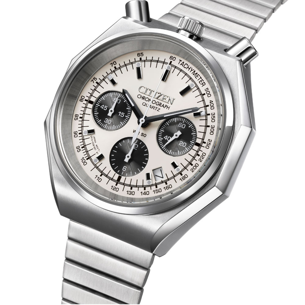 시티즌 CITIZEN 레코드라벨 츠노 크로노 한정판 AN3700-62A 실버 - 상세 이미지 4