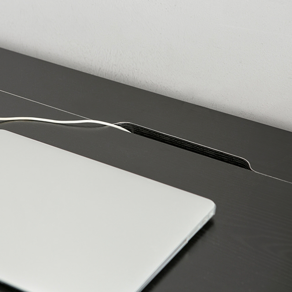OLAF 책상 서랍2칸 KS1012TB 1200x600mm, 블랙 9622.7272