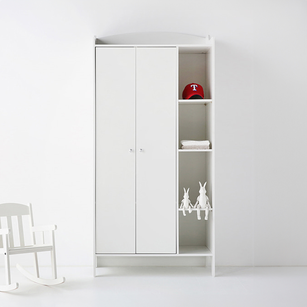 PIPAN 옷장 KS1015STB 890x500x1865mm, 화이트 2604.3284 - 상세 이미지 5
