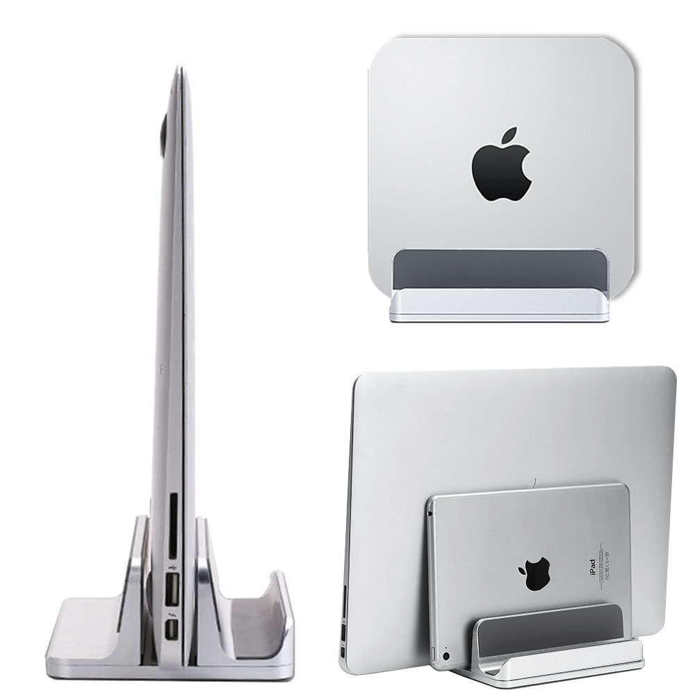 니케 맥북 노트북 거치대 수직 스탠드 클램쉘 맥미니 꽂이 세로 알루미늄 1슬롯 상세 이미지 3