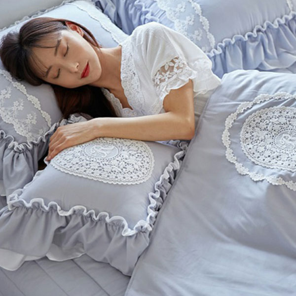 류금숙 프렌치가든 실키워싱 향균 누비프릴 침대커버 SS/Q/K/SK 국내생산