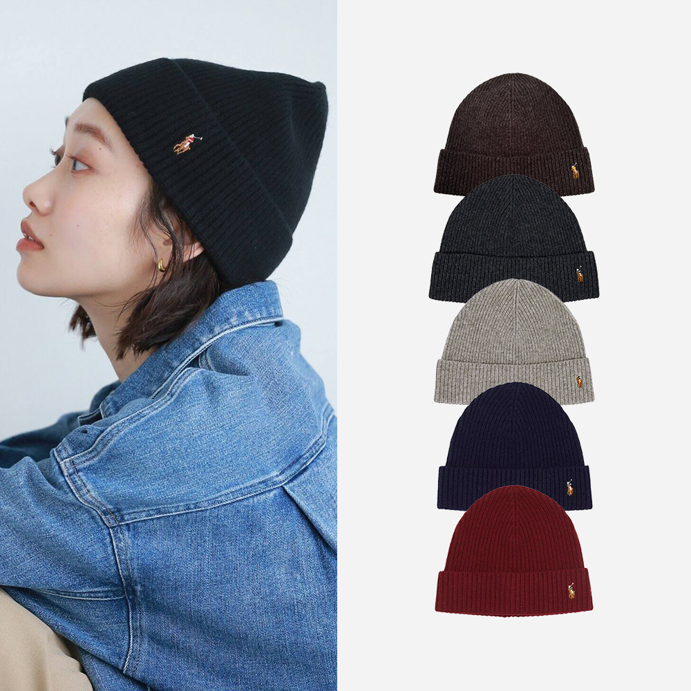 폴로 비니 시그니처 울 모자 백화점