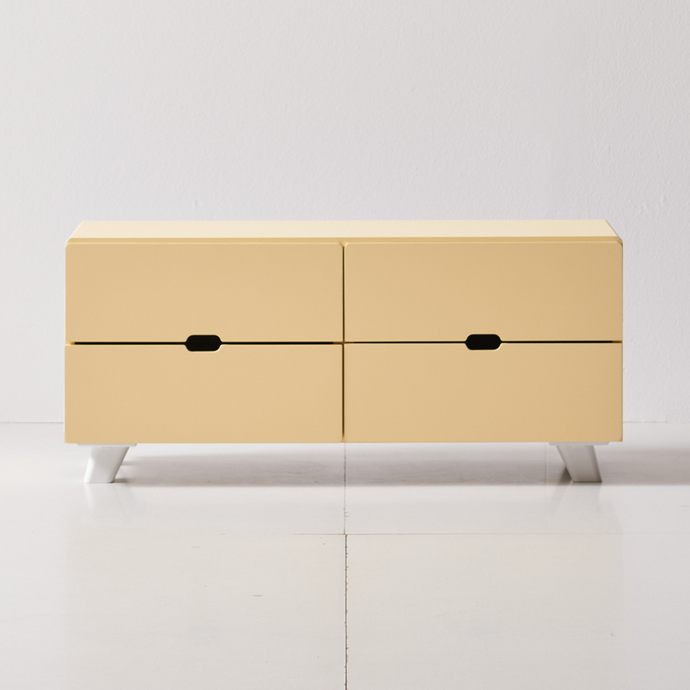 윈썸 릴리 2단 4P 800 미니거실장 폭좁은 원룸티비다이 낮은서랍장 티비서랍장