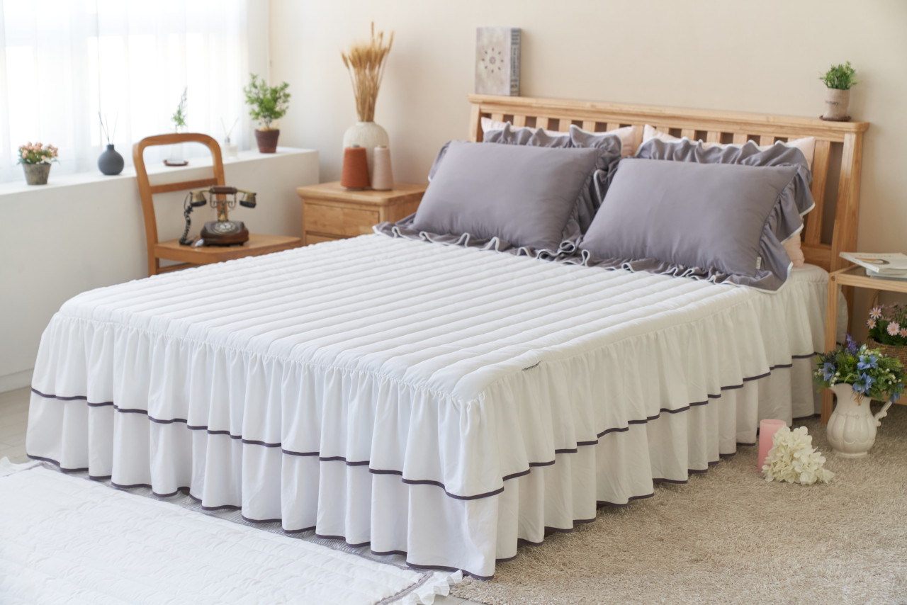 류금숙 라인 실키케어 항균프릴 이중프릴침대커버 SS/Q/K/SK 국내생산