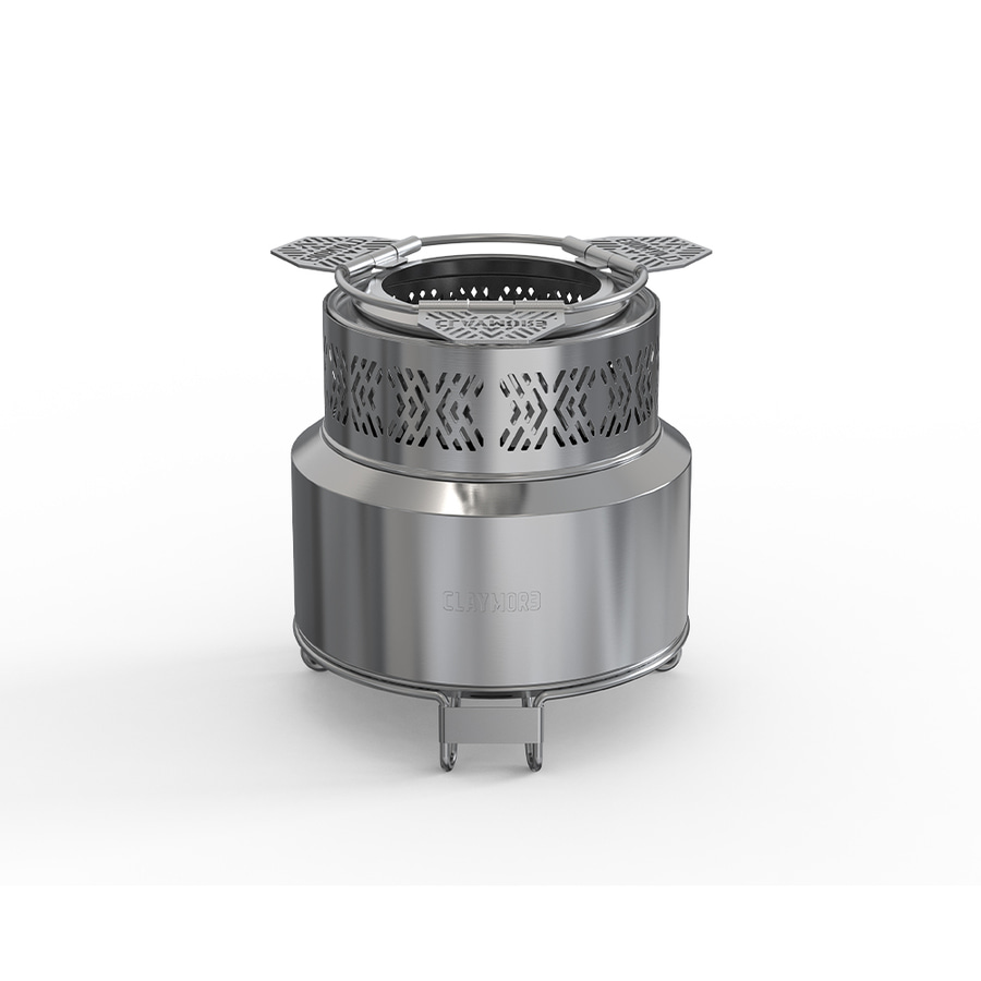 크레모아 아르더 33 캠핑 화로대 원형 그릴 휴대용 바베큐 스테인리스 접이식 불멍