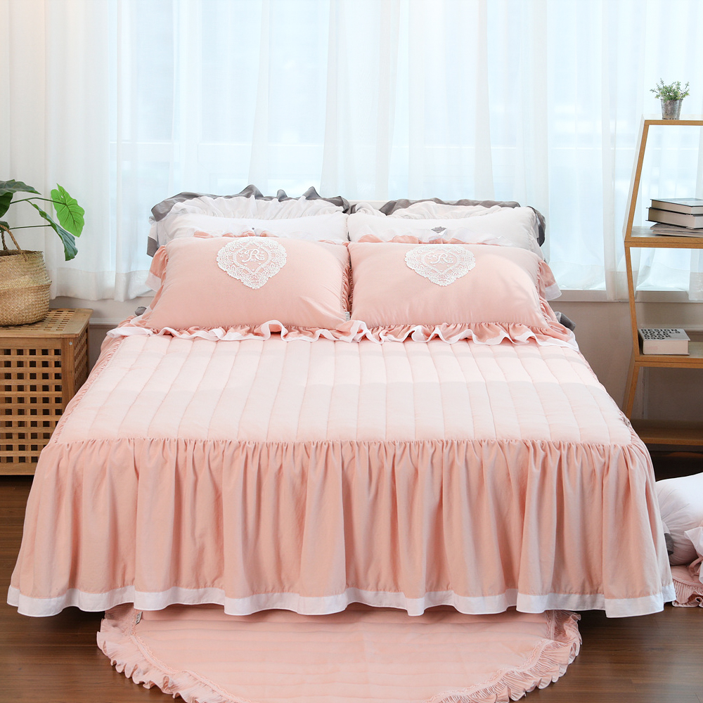 류금숙 프렌치감성 실키케어 향균프릴 이중프릴침대커버 SS/Q/K/SK 국내생산