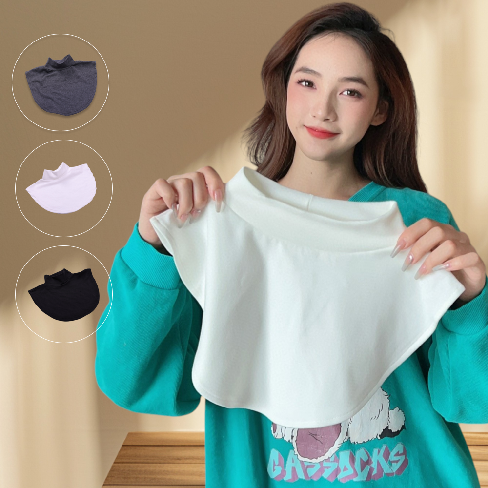 로제티카 보온 넥워머 페이크목폴라 셔츠카라 - 상세 이미지 2