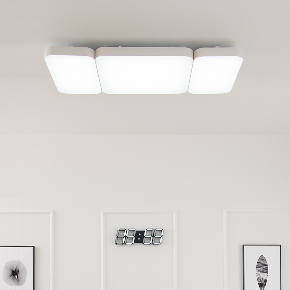 LED 거실등 커브드 시스템 120W (1+2+1) 주광색 - 상품 이미지
