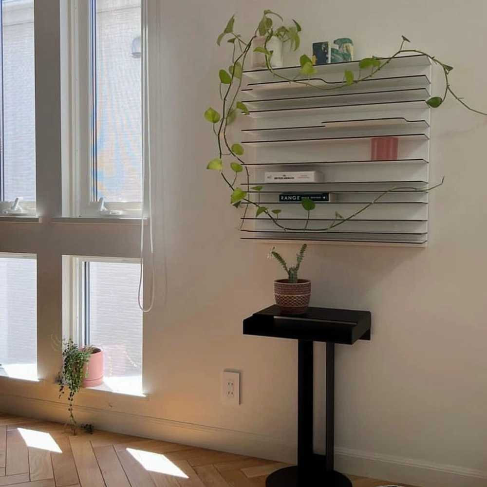 시스템 벽선반 철제 매거진랙 스펙트럼 북유럽 책장 60CM - 상세 이미지 2