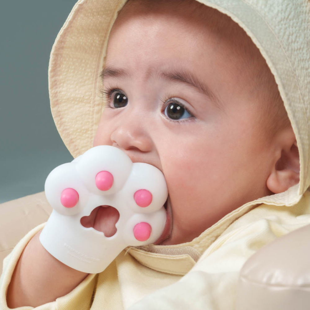 심통 실리콘 국민 손목 양손 아기 손싸개 글러브 치발기 2세대 보관케이스포함 단품구매가능