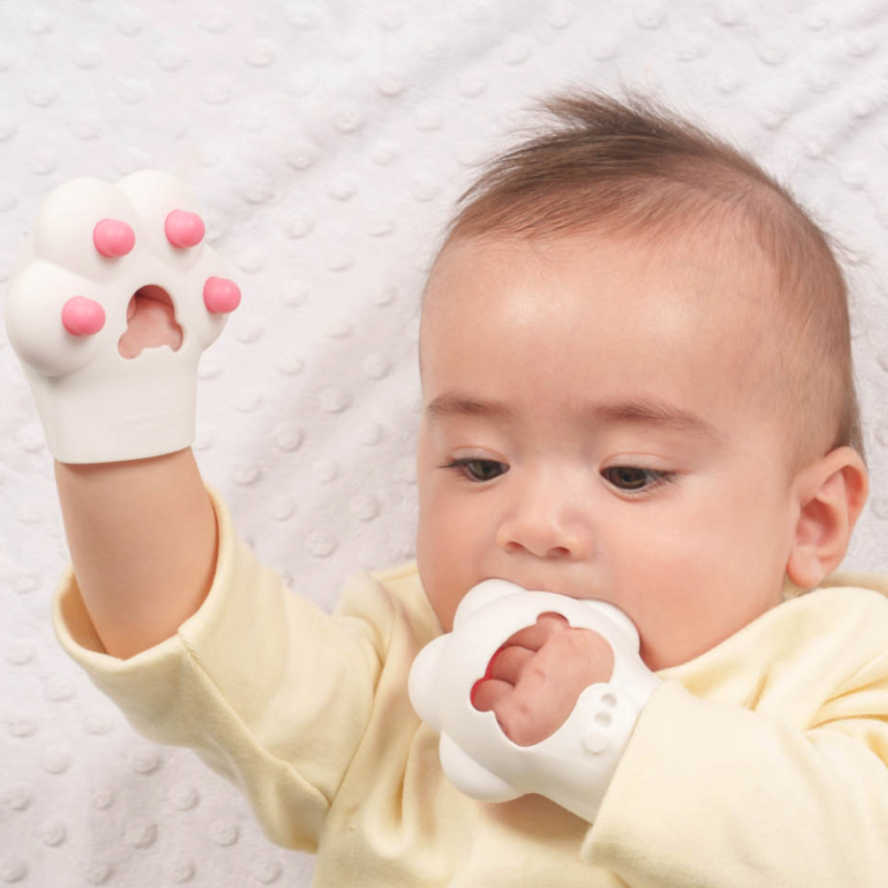 심통 실리콘 국민 손목 양손 아기 손싸개 글러브 치발기 2세대 보관케이스포함 단품구매가능