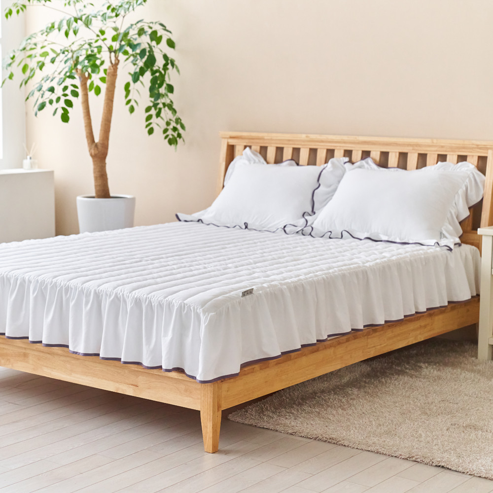 류금숙 라인 실키케어 항균프릴 숏매트커버 SS/Q/K/SK 국내생산