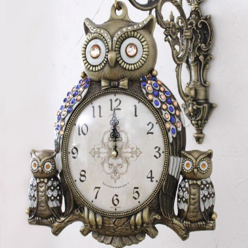 북유럽 코너시계 거실인테리어시계 예쁜벽시계 양면