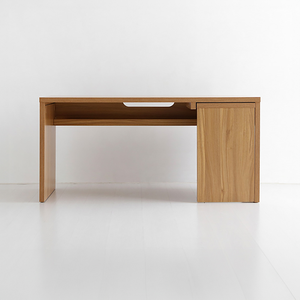 피크 확장형 책상 1500mmx585mmx730mm, 라이트브라운4964.2473 - 메인 이미지
