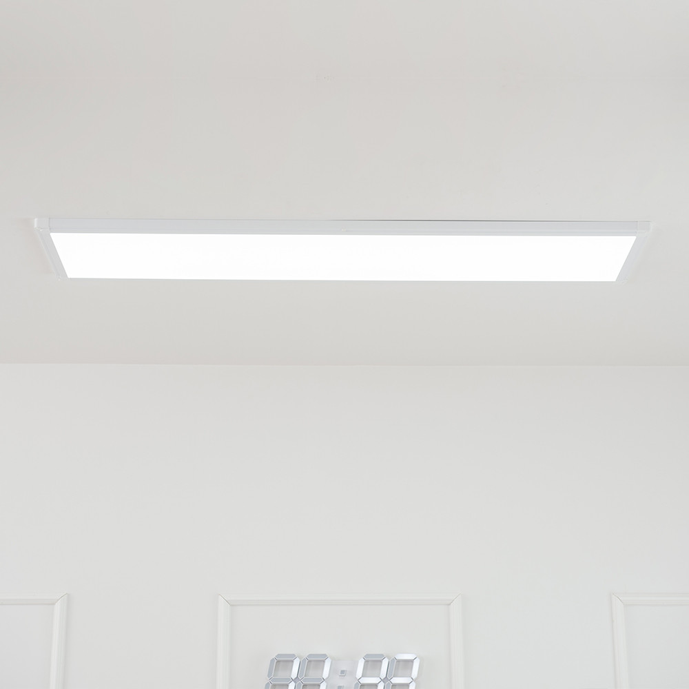 울트라 LED 엣지등 평판조명 640x180 25W 무타공 주방등 화이트 주광색 하얀빛 180mm - 상품 이미지