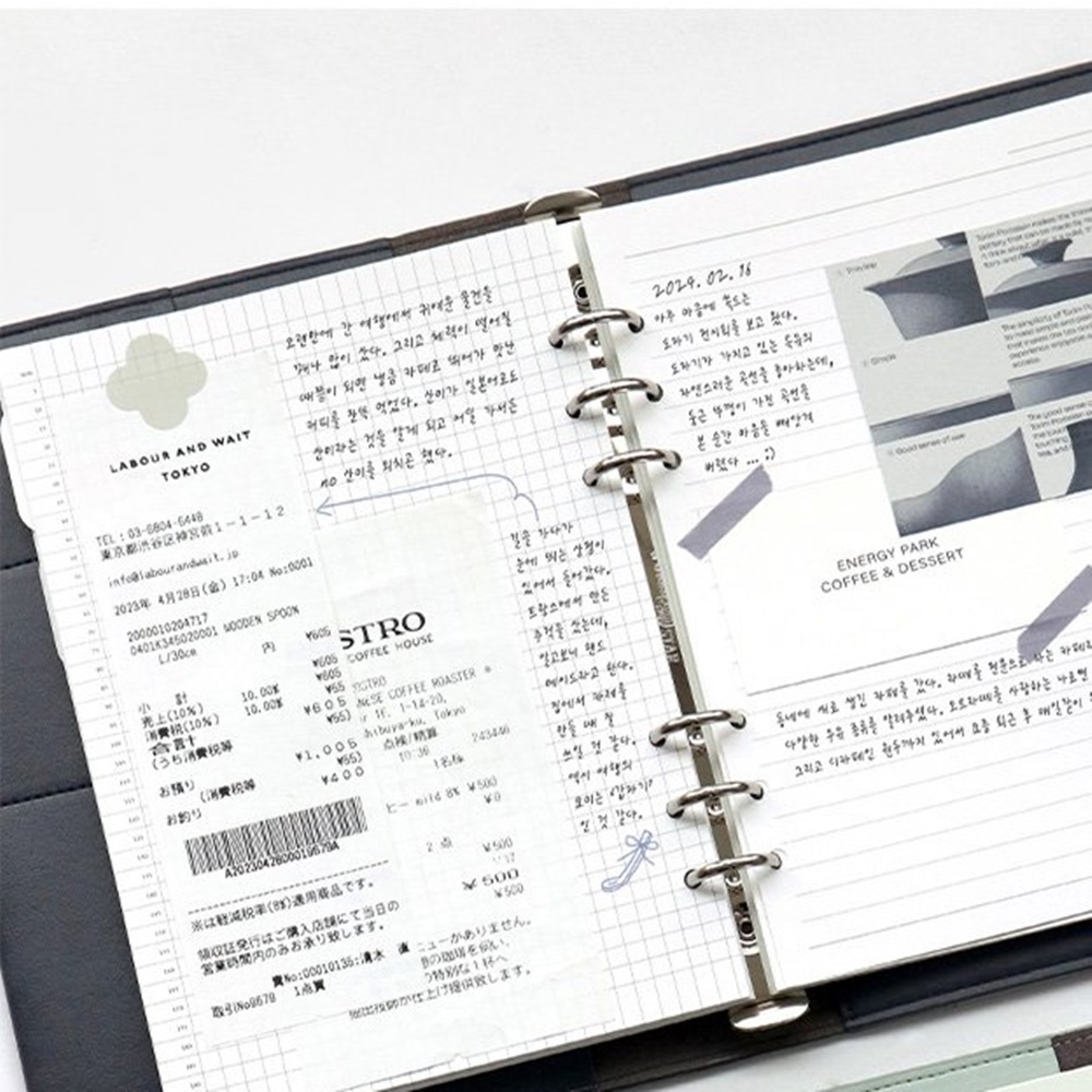 만년 A5 6공 다이어리 속지 플랜 위클리 만년형 이미지 7