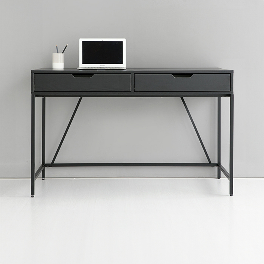 OLAF 책상 서랍2칸 KS1012TB 1200x600mm, 블랙 9622.7272