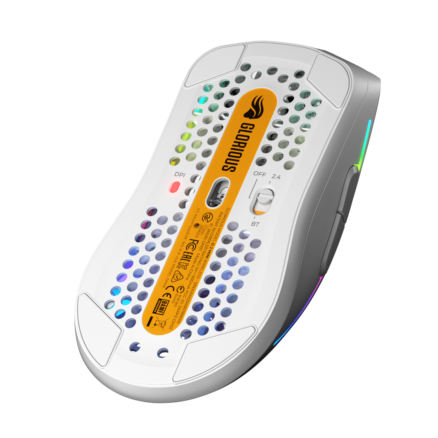 글로리어스 MODEL O 2 Mini 무선 게이밍 마우스 화이트 이미지 6