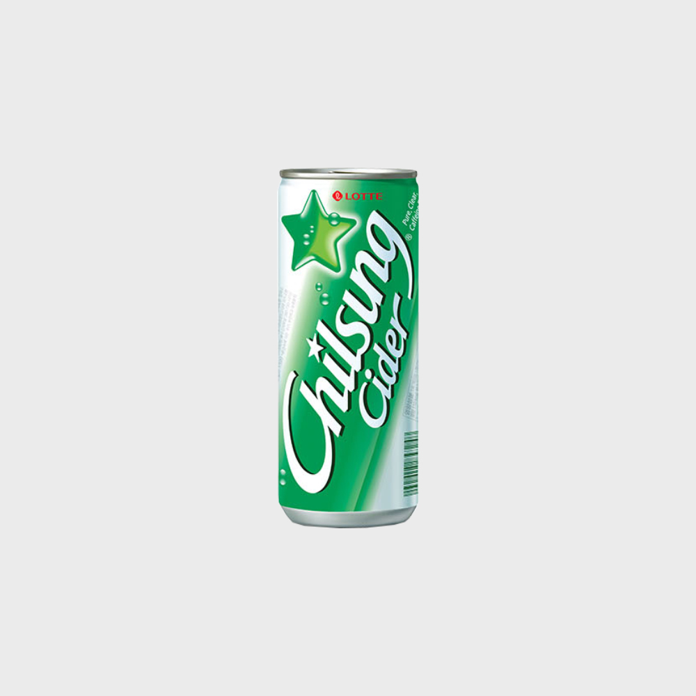 칠성 사이다 210ml 1캔 롯데 : 문구네집