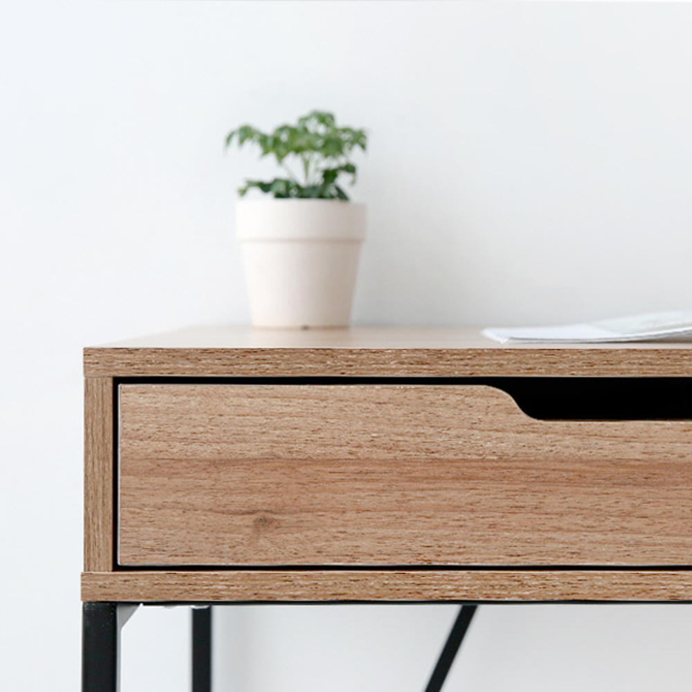 OLAF 책상 서랍2칸 KS1012TB 1200x600mm, 라이트브라운