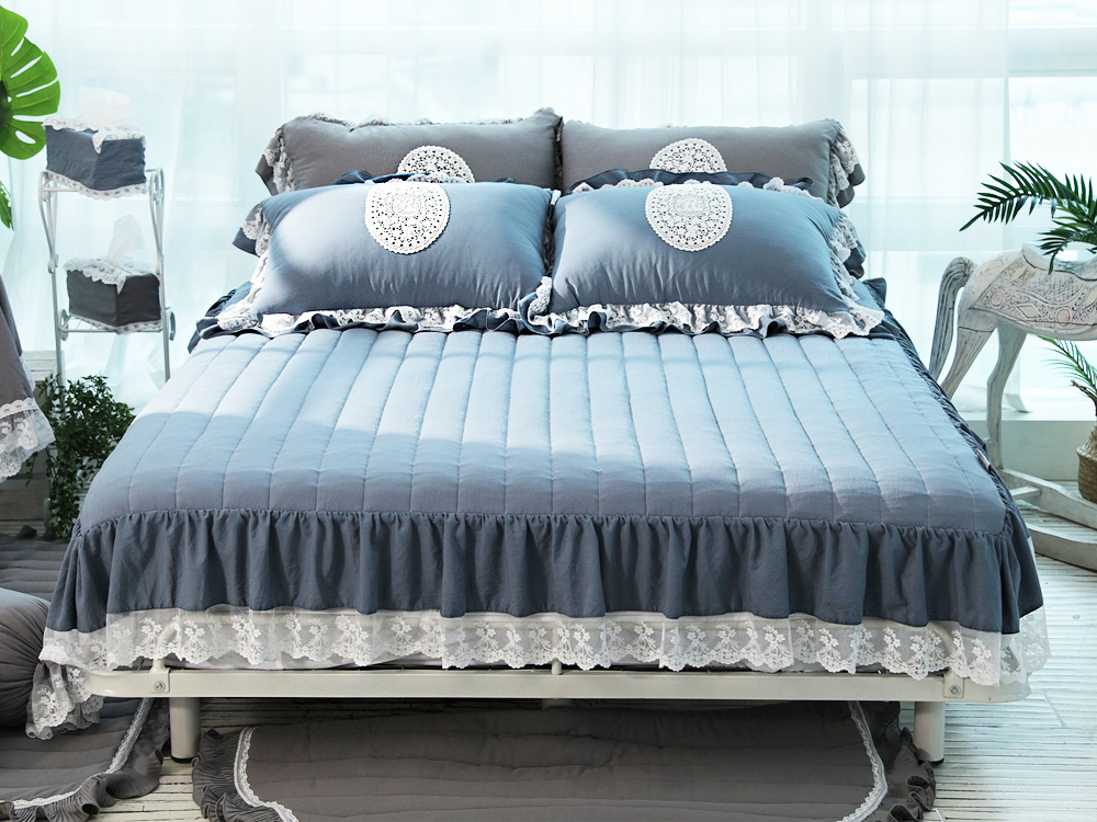 류금숙 프렌치향기 실키케어 향균프릴 숏프릴매트커버 SS/Q/K/SK 국내생산