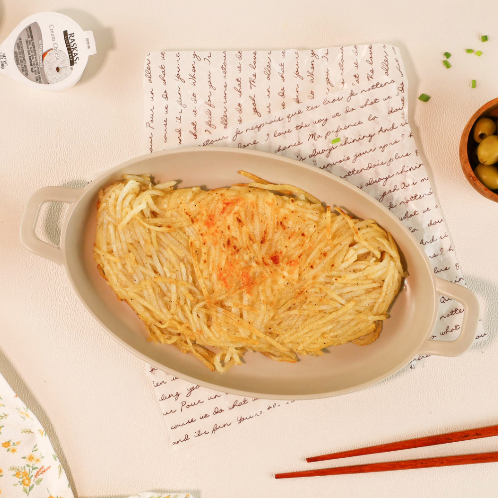 바삭한 국산 감자 채전 요리 270g 캠핑용 가정용 밀키트 감자전 : 점빵아저씨