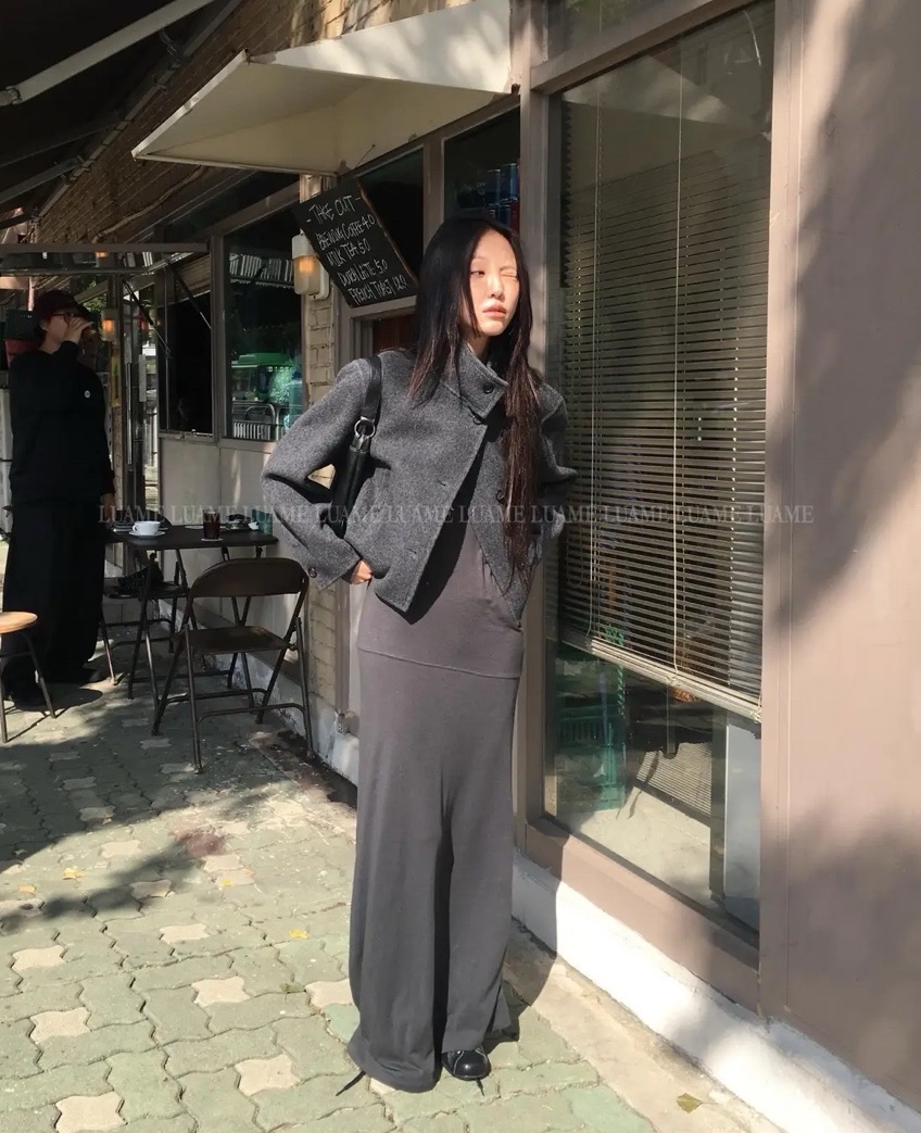 앤트 하이넥 울100 핸드메이드 코트 상세 이미지 8
