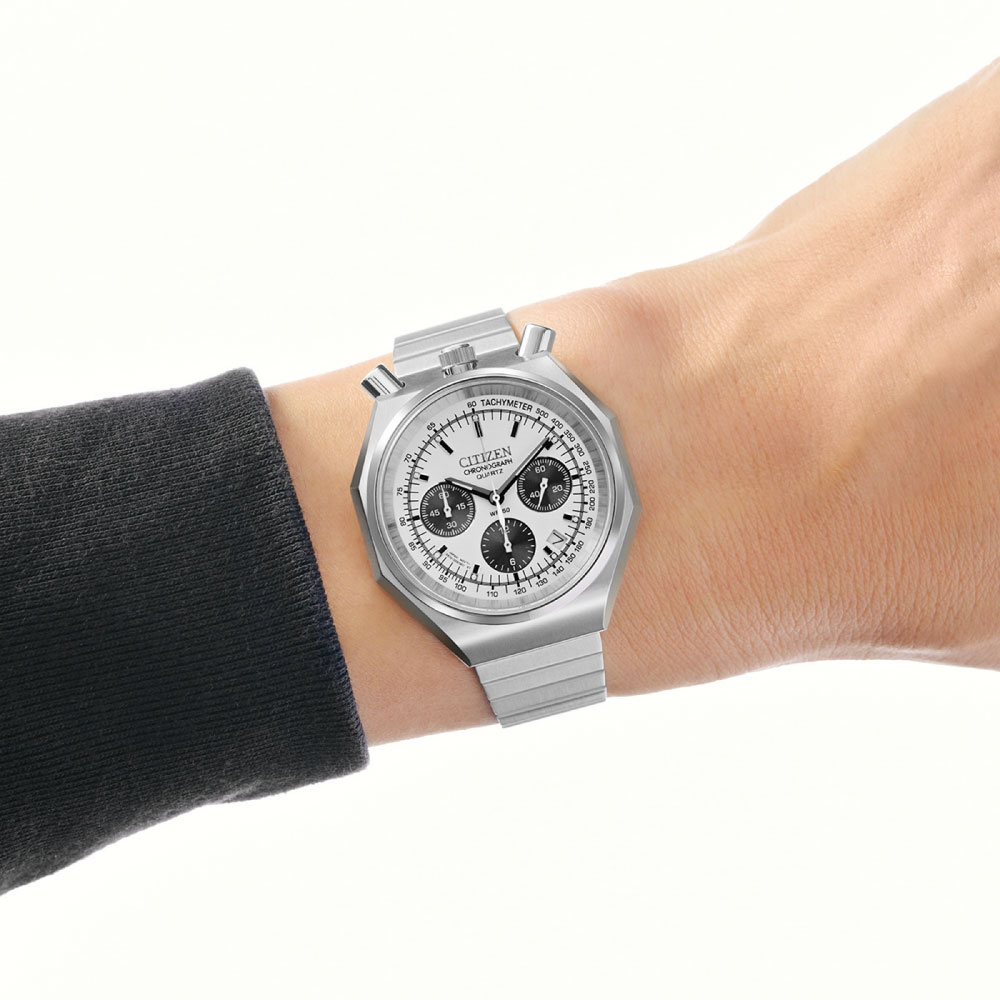 시티즌 CITIZEN 레코드라벨 츠노 크로노 한정판 AN3700-62A 실버 이미지 7