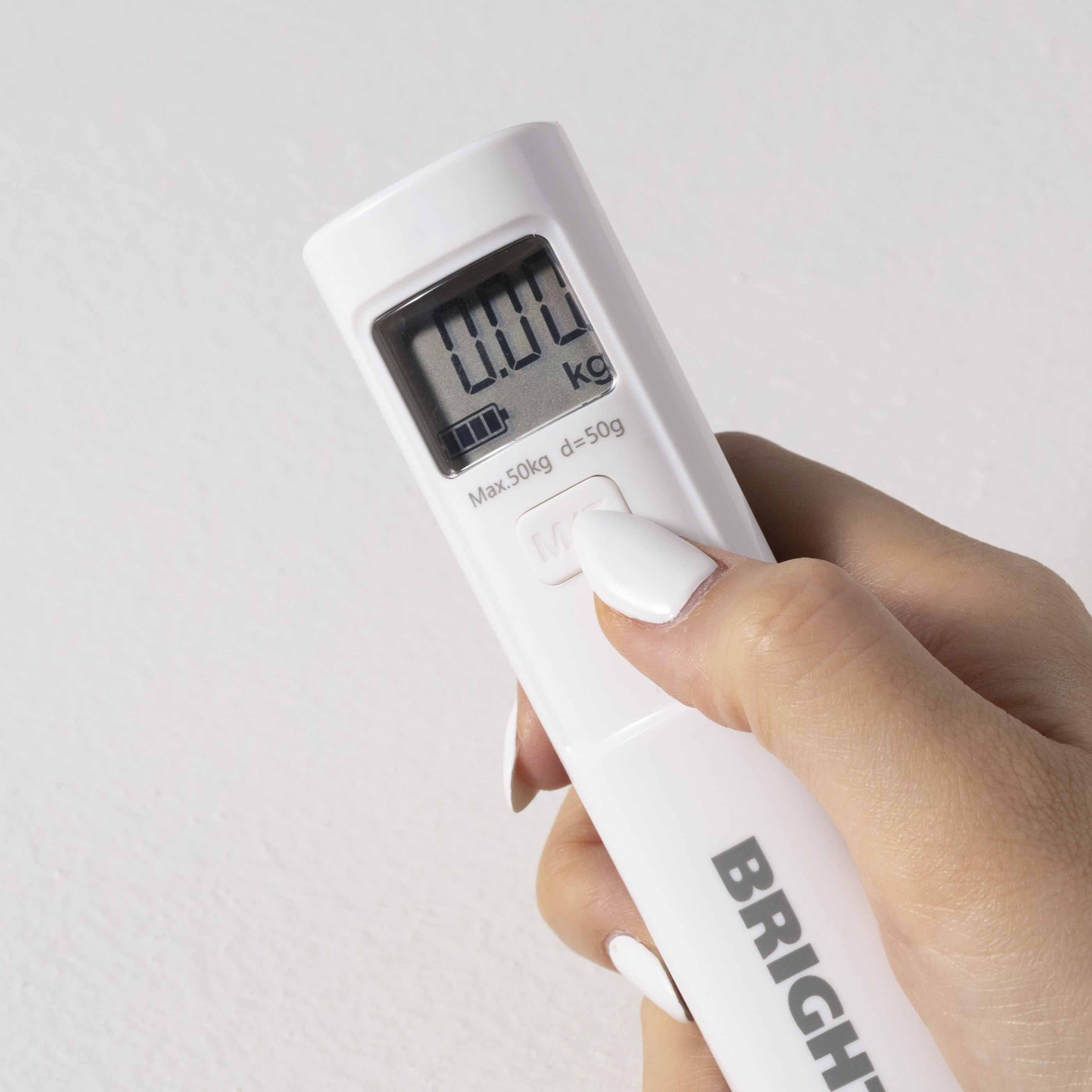 자가충전 여행용캐리어 전자 휴대용 손 저울 수화물 가방무게 측정 미니 경량 B1900 - 상세 이미지 5