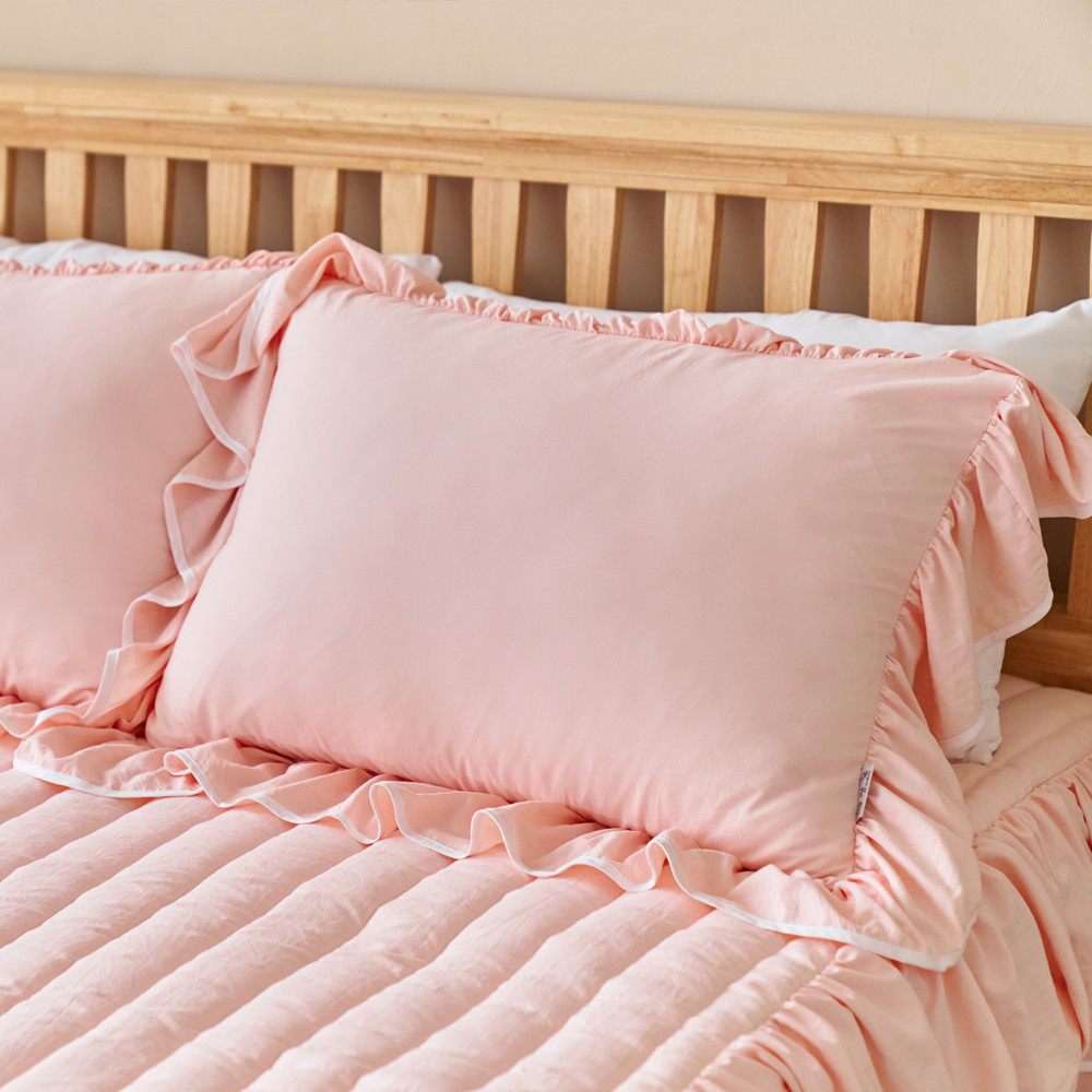 류금숙 라인 실키케어 항균프릴 차렵이불 베개커버세트 SS/Q/K/SK 국내생산