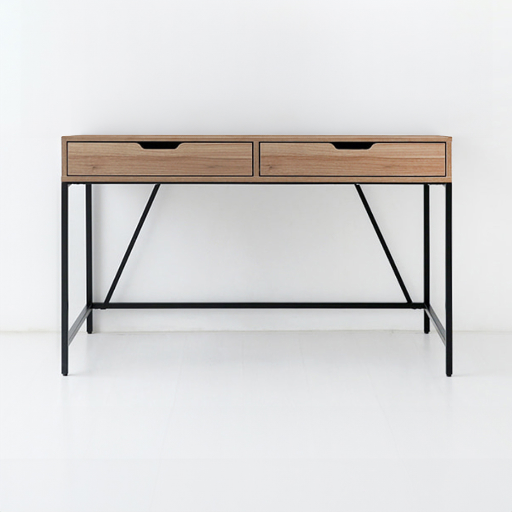 OLAF 책상 서랍2칸 KS1012TB 1200x600mm, 라이트브라운