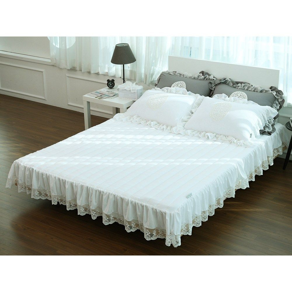 류금숙 프렌치향기 실키케어 향균프릴 숏프릴매트커버 SS/Q/K/SK 국내생산