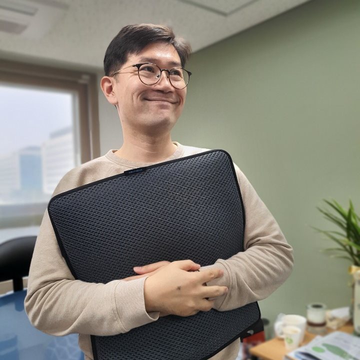 슬래빗 체중분산방석 허리디스크 기능성방석 골반 자세교정 꼬리뼈 치질