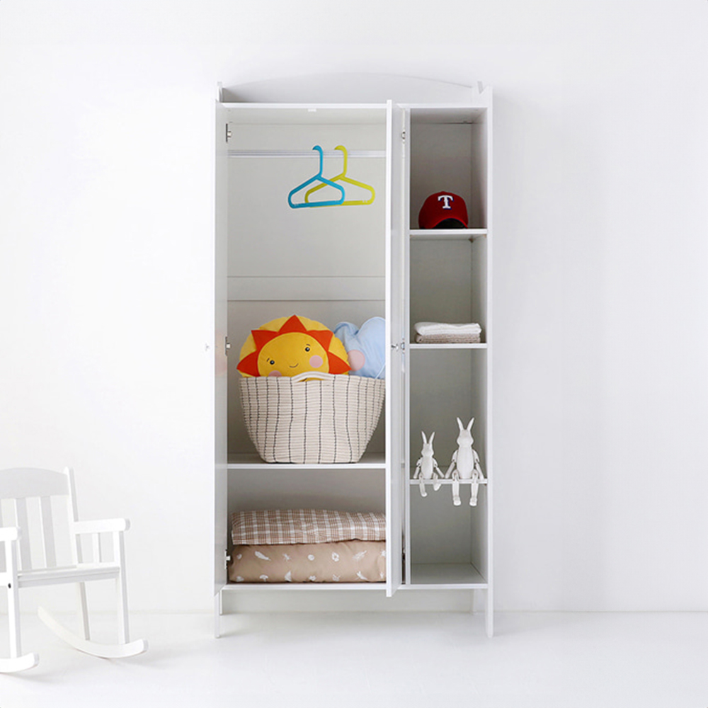 PIPAN 옷장 KS1015STB 890x500x1865mm, 화이트 2604.3284 - 상세 이미지 2