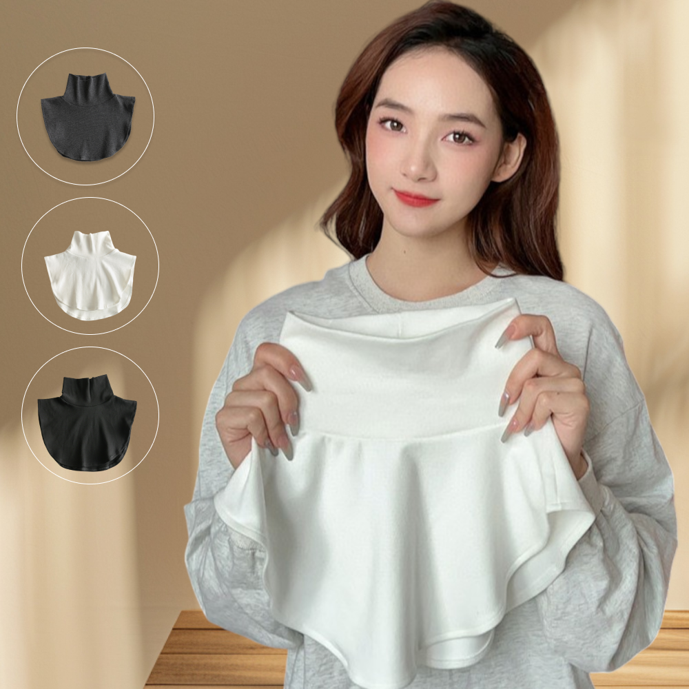 로제티카 보온 넥워머 페이크목폴라 셔츠카라 - 상세 이미지 3