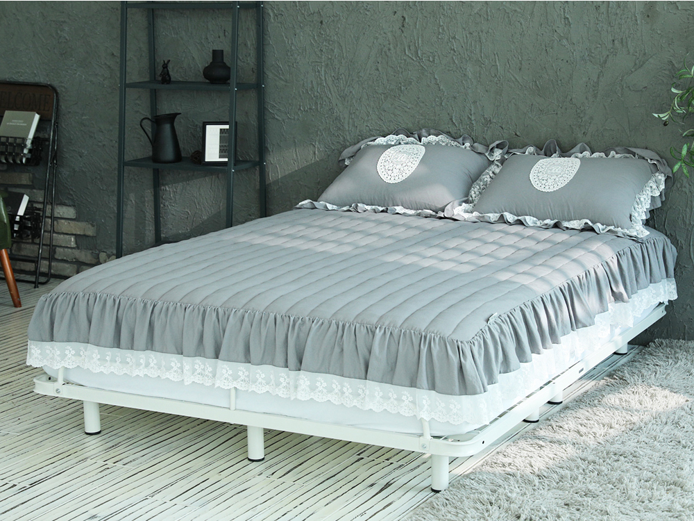 류금숙 프렌치향기 실키케어 향균프릴 숏프릴매트커버 SS/Q/K/SK 국내생산