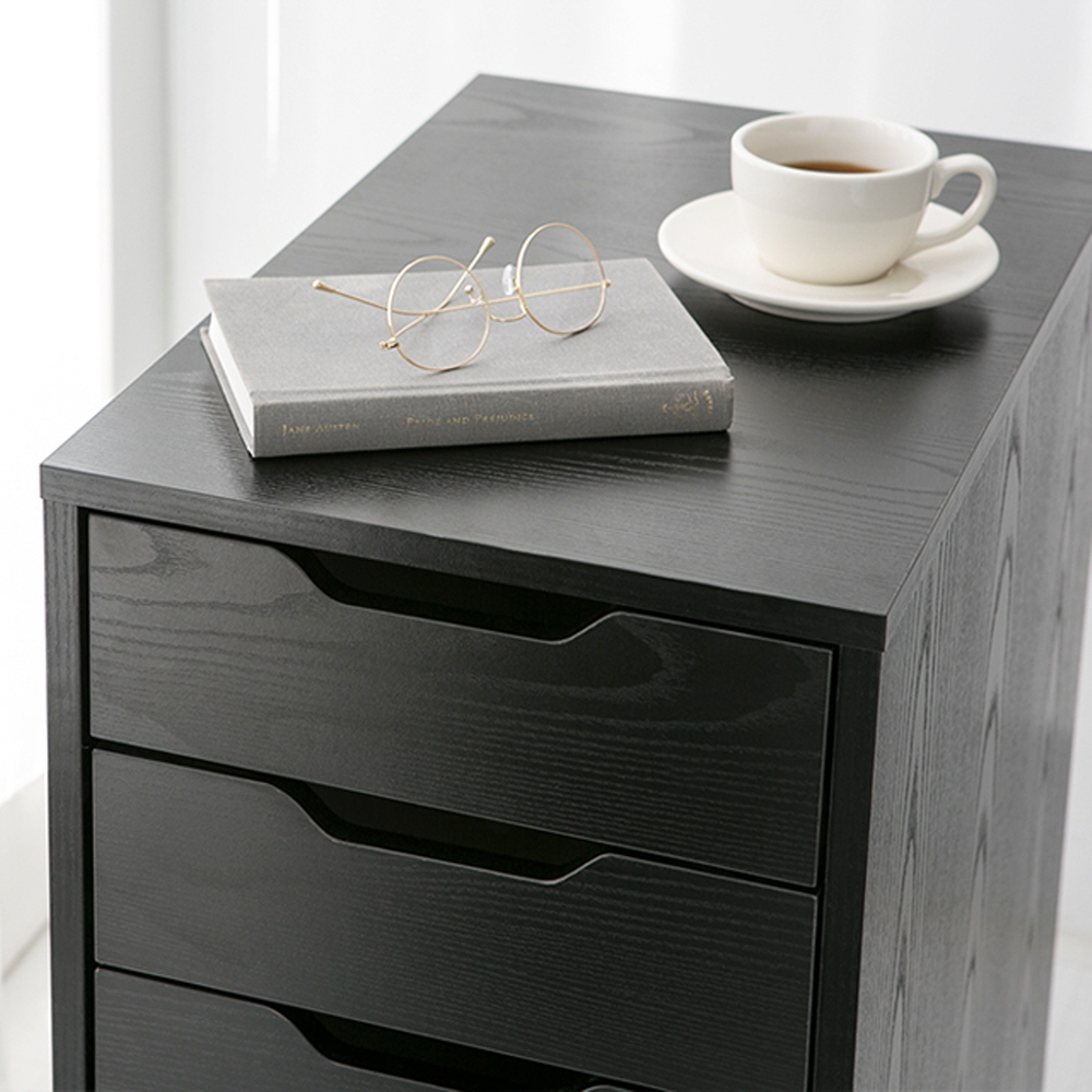 OLAF 서랍장 5단 KS1009STB 블랙 8714.9742