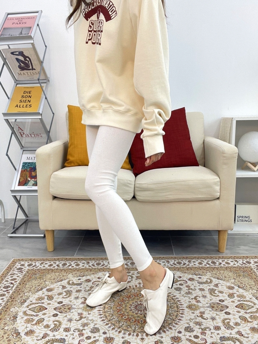 피치 기모 후라이스 기본 데일리 레깅스 ptle0102 상세 이미지 31